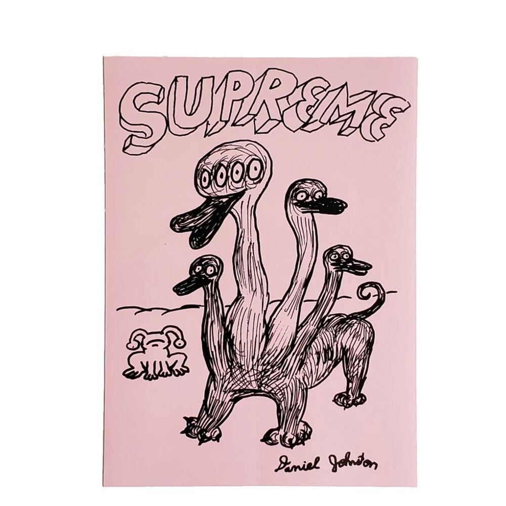 Supreme Daniel Johnston Ducks Sticker SS15 Artist Artwork Authentic